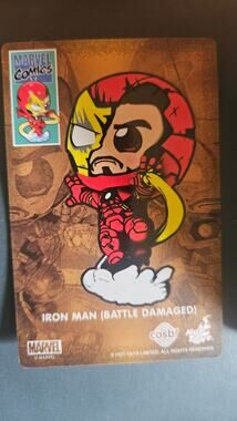 YuMe Cosbi Bobble Heads Marvel Comics Battle Damaged Collectible Figure NIP Card